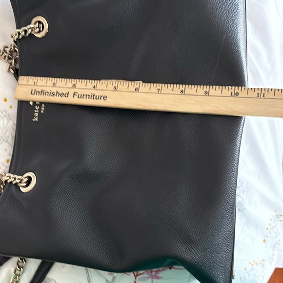 COPY - Kate Spade Pebbled leather Chain handbag black great condition - Picture 12 of 13